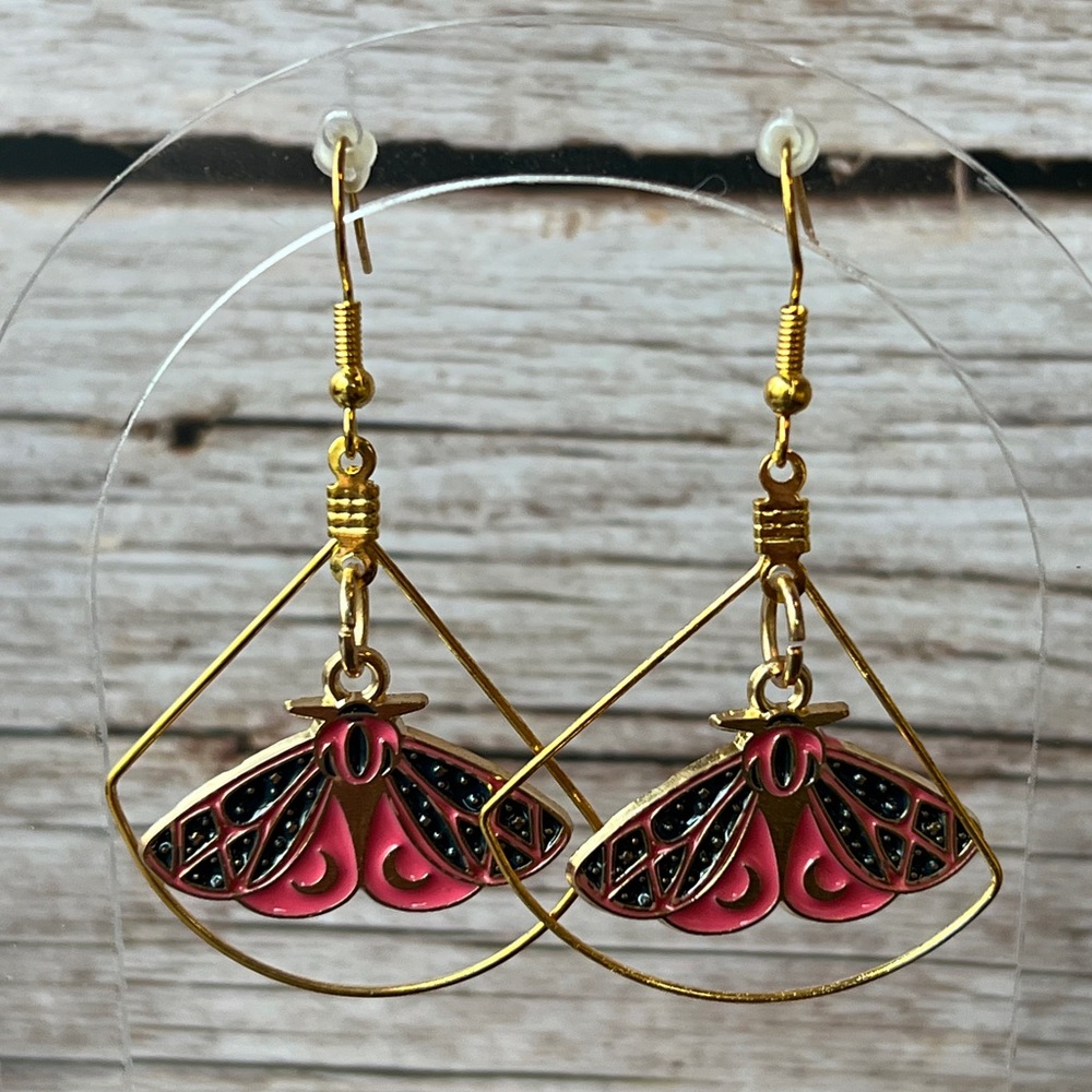Moth Earrings